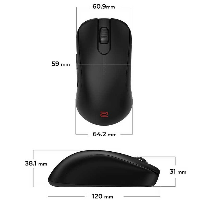 BenQ Zowie S2-DW (Noir) pas cher