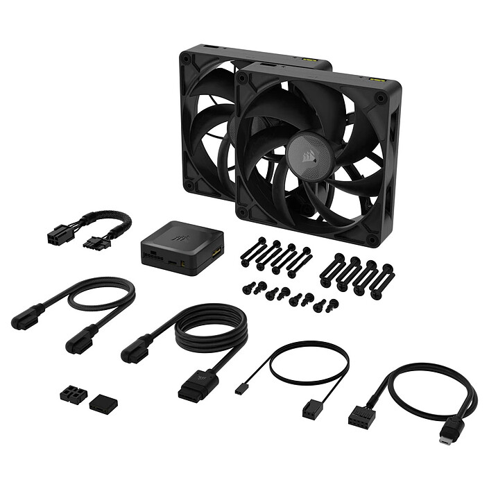 Nota Corsair iCUE LINK RX140 MAX Dual Pack (Black)