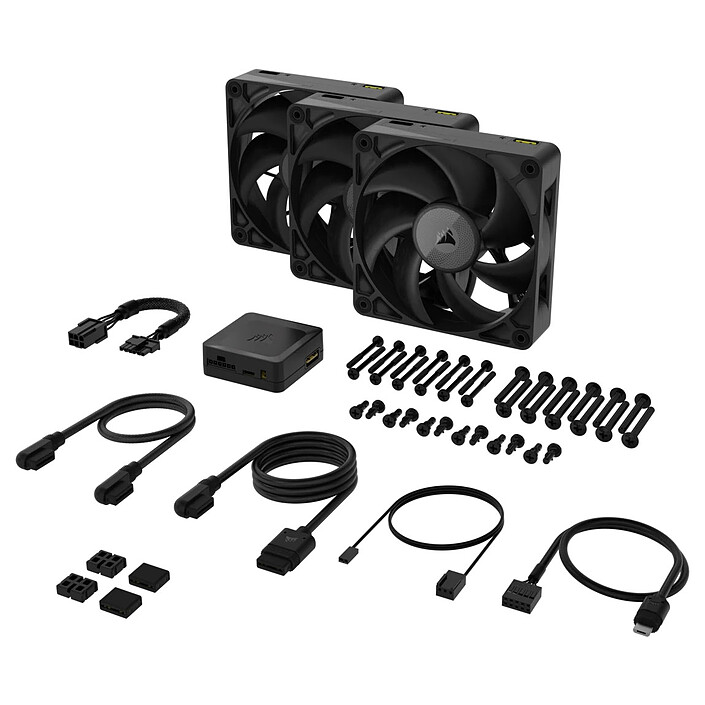 Avis Corsair iCUE LINK RX120 MAX Triple Pack (Noir) 