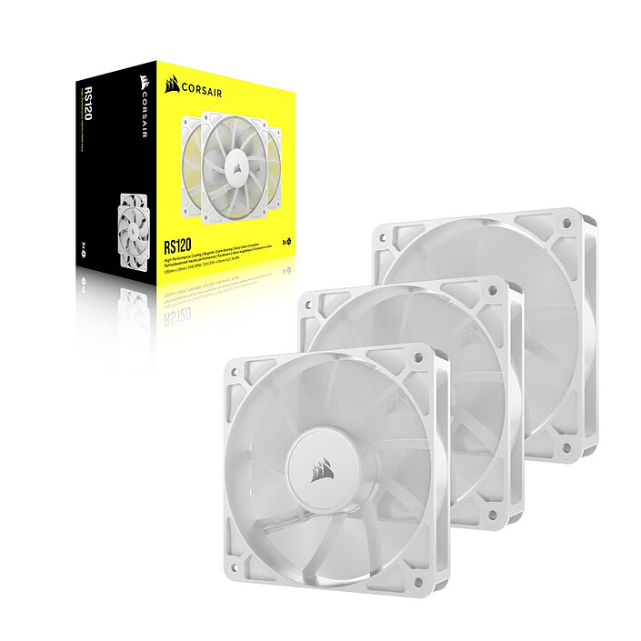 Corsair RS120 Triple Pack White  economico