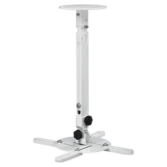 Hama Support mural et plafond 4 bras, ajustable en hauteur pour vidéoprojecteur Blanc