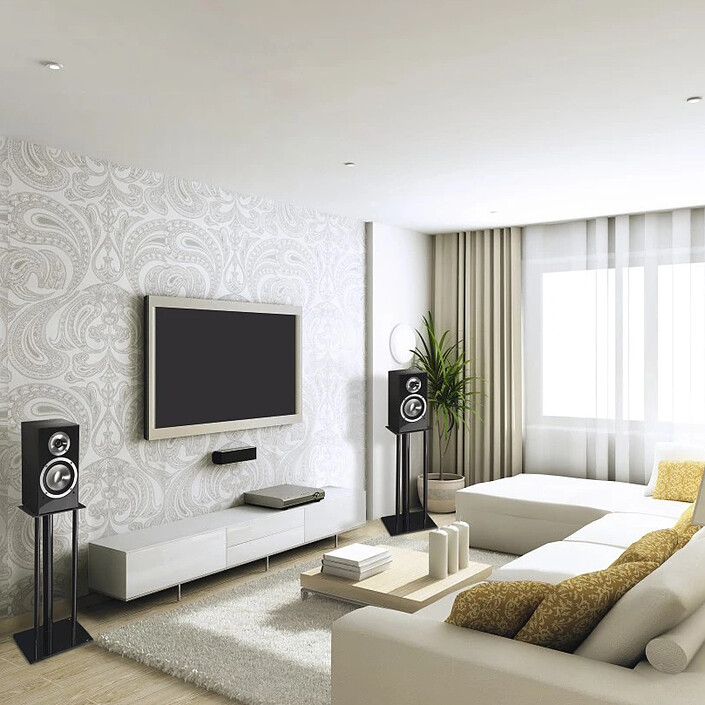 Acheter Hama Supports pour enceintes lourdes Noir