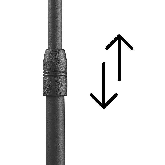 Hama Supports ajustables en hauteur pour enceintes Noir pas cher