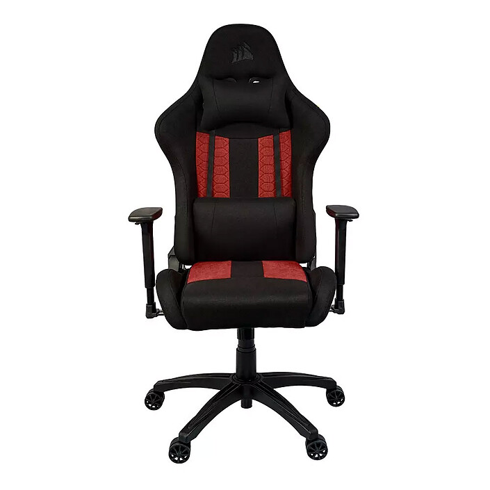 Corsair TC100 Relaxed Fabric (Noir/Rouge)