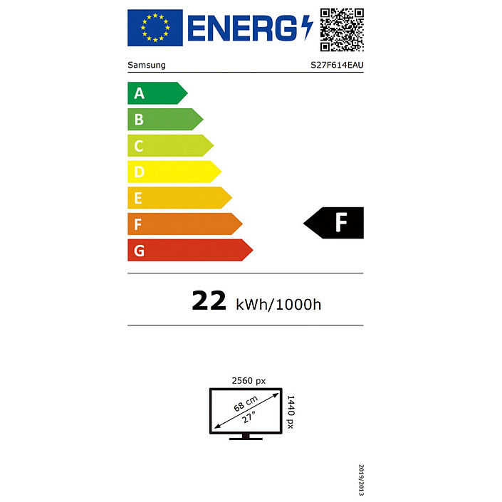 Samsung 27" LED - ViewFinity S6 S27F614EAU pas cher
