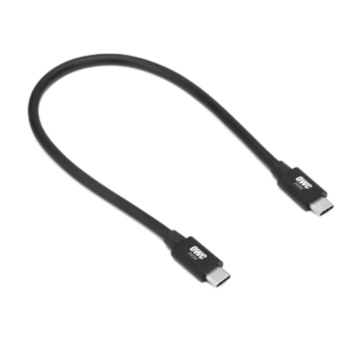 Cable USB-C Thunderbolt 5 (80 Gb/s) de OWC - M/M - 0,3 m - Negro