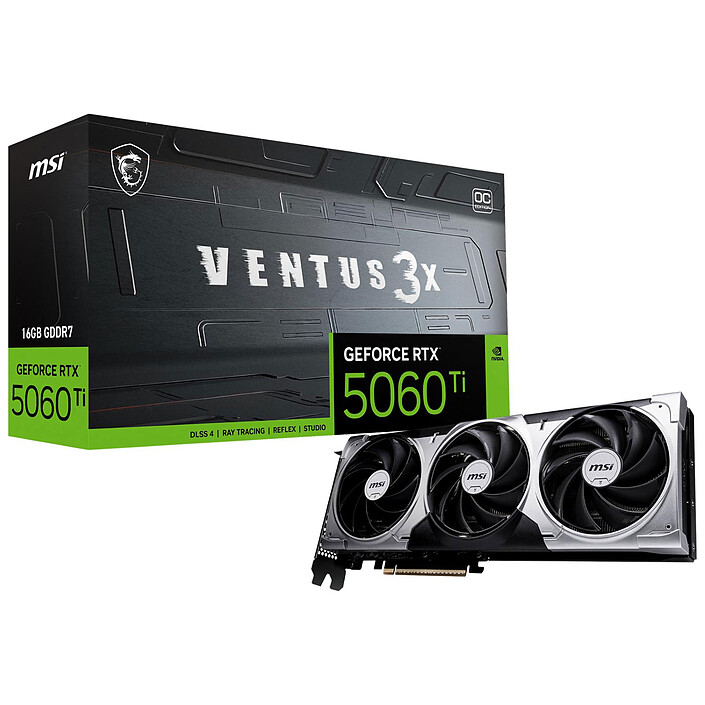 MSI GeForce RTX 5060 Ti 16G VENTUS 3X OC 