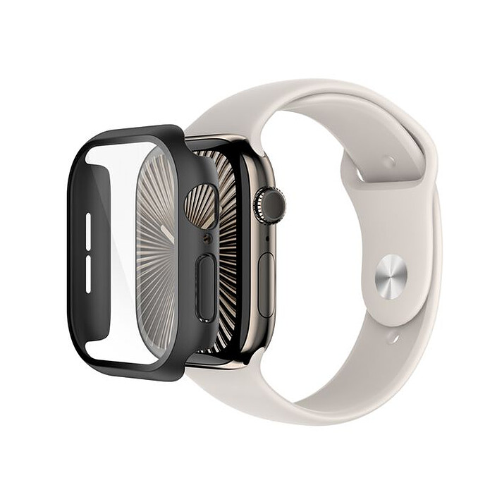 Belkin TemperedCurve Protection d'écran 2-en-1 pour Apple Watch Series 10 (46 mm) Noir