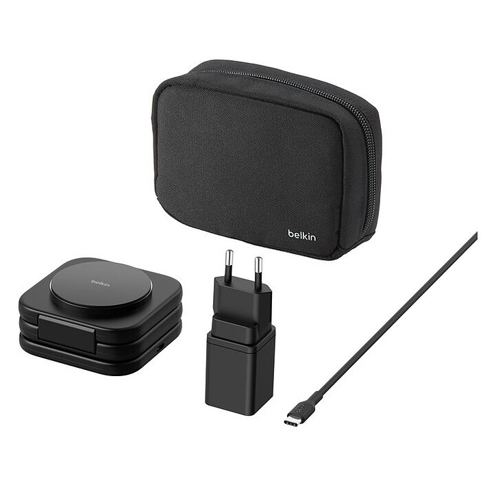 Estación de carga magnética portátil 3 en 1 Belkin BoostCharge Pro con Qi2 (15 W) a bajo precio