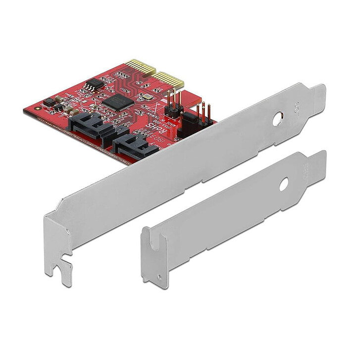 Scheda controller PCI Express DeLock a 2 porte SATA 6 Gbps con RAID 1