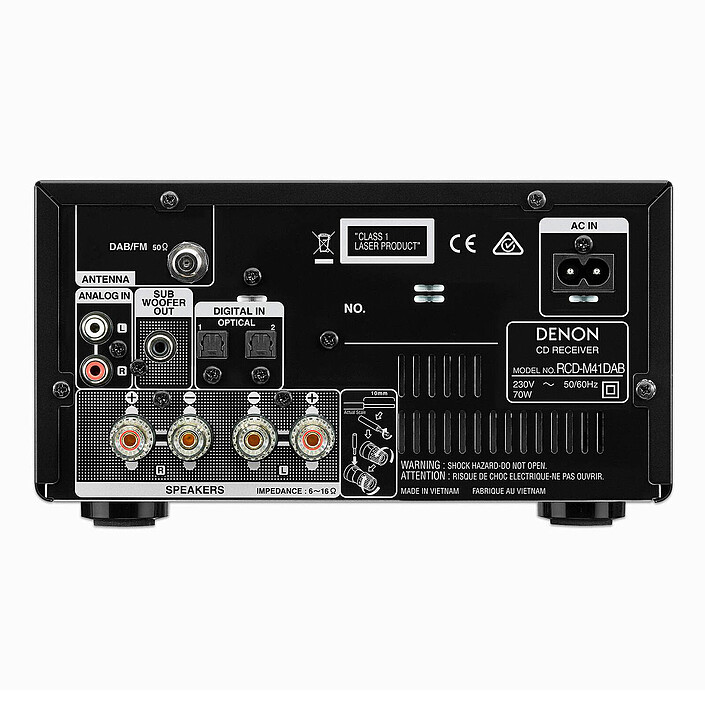 Avis Denon RCD-M41DAB Noir + Davis Acoustics Balthus 30 Noyer