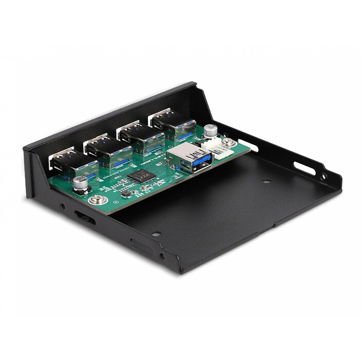 Avis DeLock Hub USB 3.0 (4 ports) en façade dans baie 3.5''