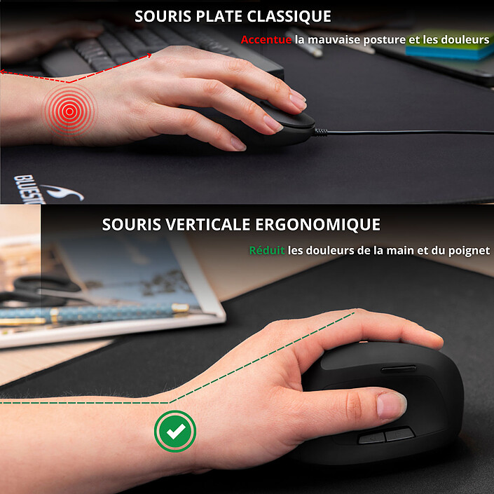 Nota Bluestork Mouse ergonomico a filo