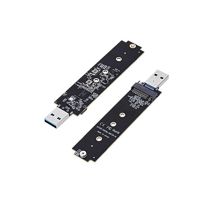 Adaptador de SSD M.2 (SATA/PCI-E NVMe) a USB 3.1 