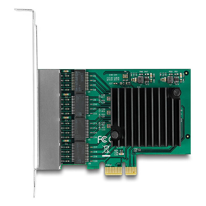 Acquista Scheda di rete PCI Express 2.0 DeLock con 4x Gigabit Ethernet 