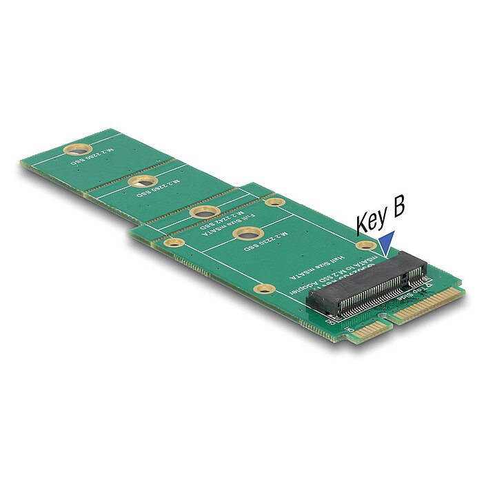 Adaptador DeLock de mSATA a M.2 Key B 