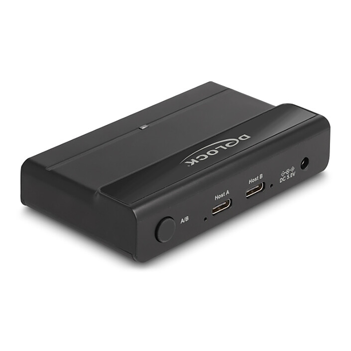 DeLock Commutateur 2 PC vers 4 périphériques USB 3.0 avec 2 entrées USB-C / 4 sorties USB-A