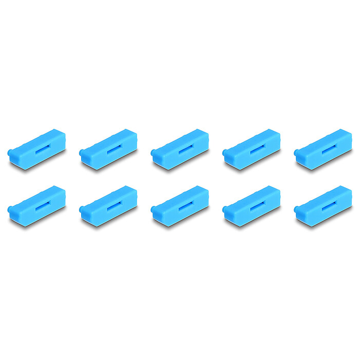 DeLock Lot de 10 bloqueurs de Port pour DisplayPort Femelle