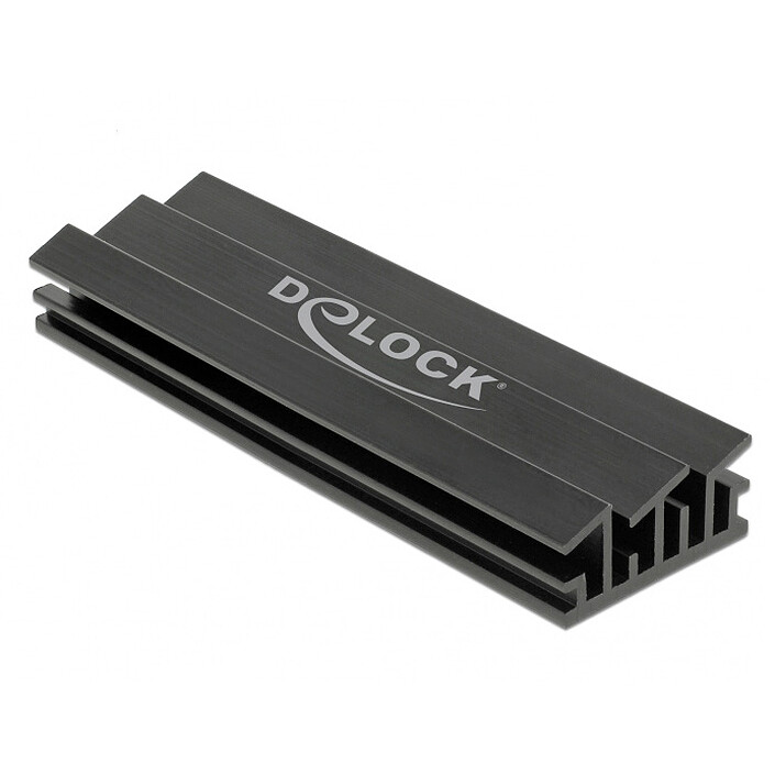DeLock Dissipateur de chaleur 70 mm pour module M.2 Noir