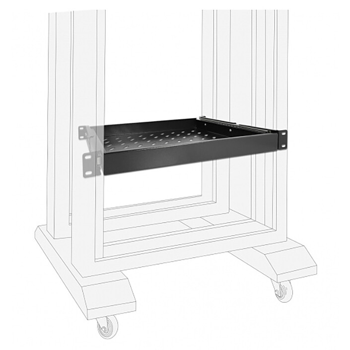 Review DeLock Sliding drawer 19", 1U, Black