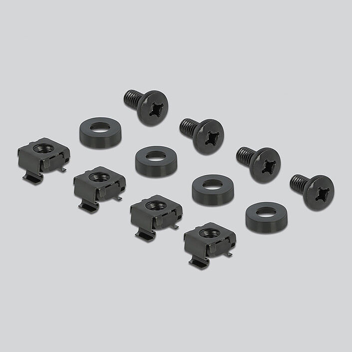 Avis DeLock Panneau de ventilation avec évents verticaux 1U pour rack 19" - Noir