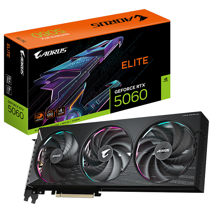 Gigabyte AORUS GeForce RTX 5060 ELITE 8G