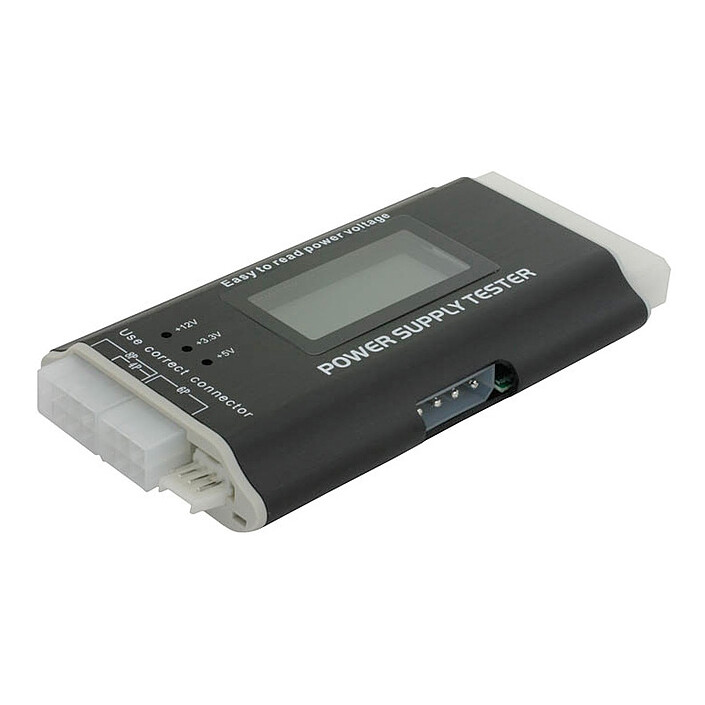 DeLock Testeur d'alimentation électrique autonome avec écran LCD