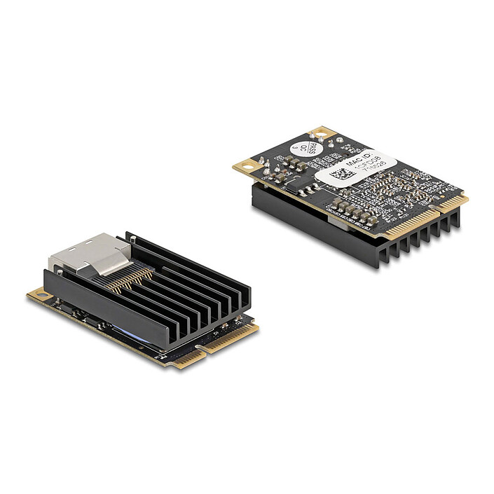 Avis DeLock Carte réseau Mini PCI Express avec 2 ports SFP Gigabit Ethernet