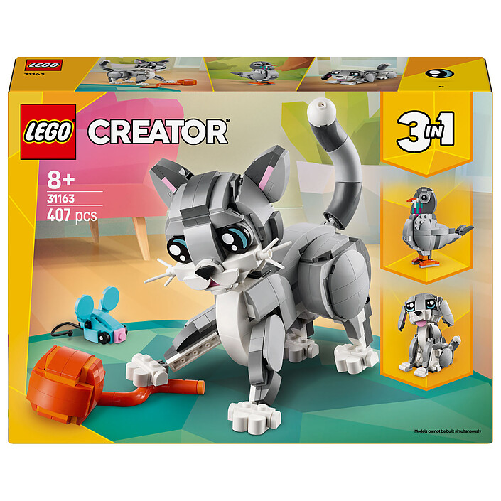 LEGO Creator 31163 3-in-1 Il Gatto Giocherellone