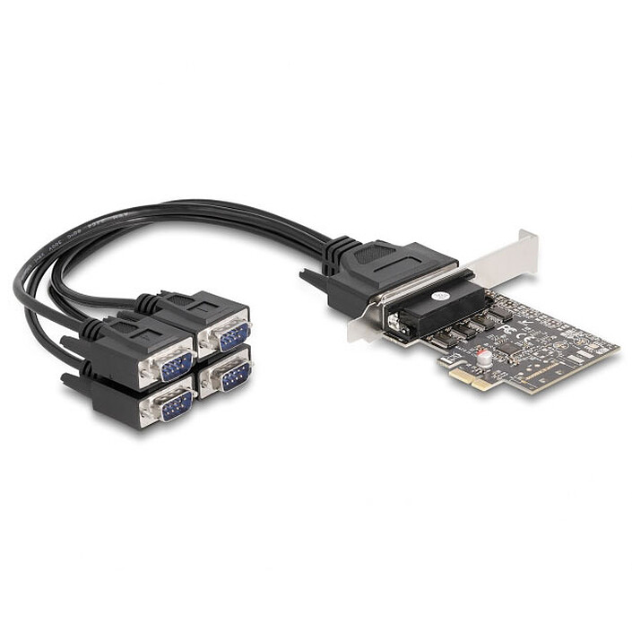 Scheda controller DeLock PCI-Express a 4 porte RS-232 D-Sub