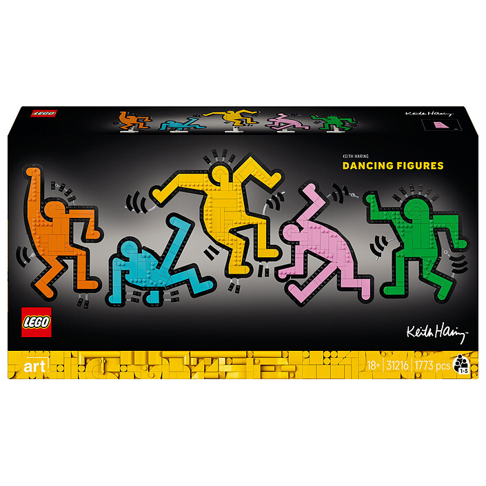 LEGO Art 31216 Keith Haring - Le figure danzanti