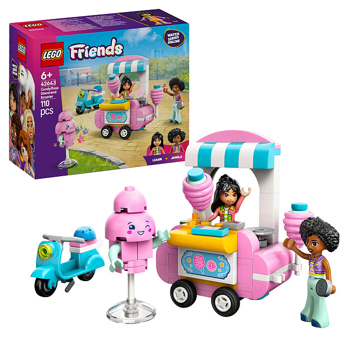 Nota LEGO Friends 42643 Stand dello zucchero filato e del monopattino