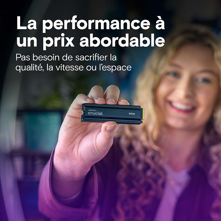 Avis Crucial P510 2 To 2280 - Avec dissipateur
