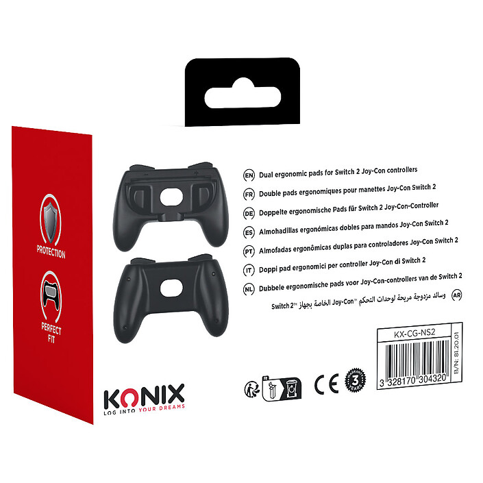 Konix Grip pour Joy-Con Switch 2 (x 2) pas cher