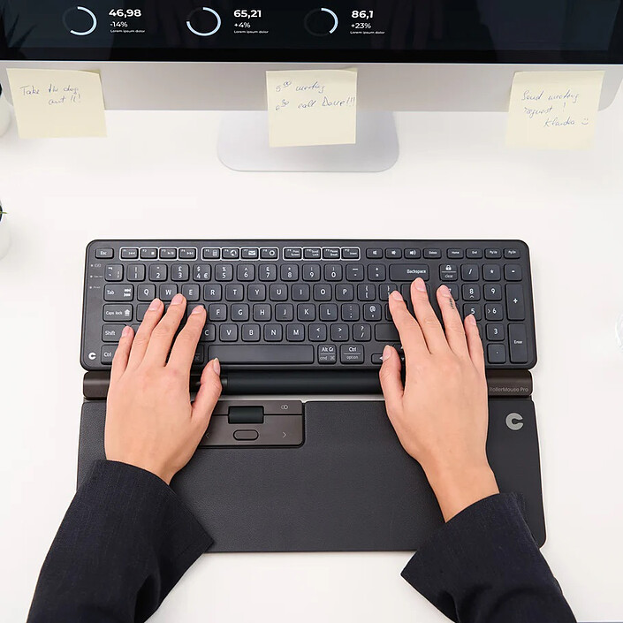 Contour Design RollerMouse Pro Regular Wired - Similicuir pas cher