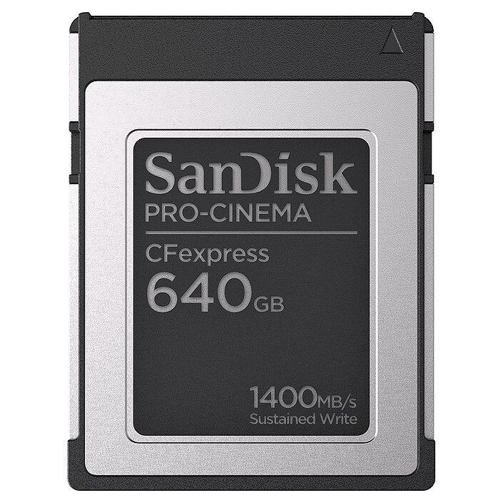 SanDisk CFexpress PRO-CINEMA Type B 640 Go