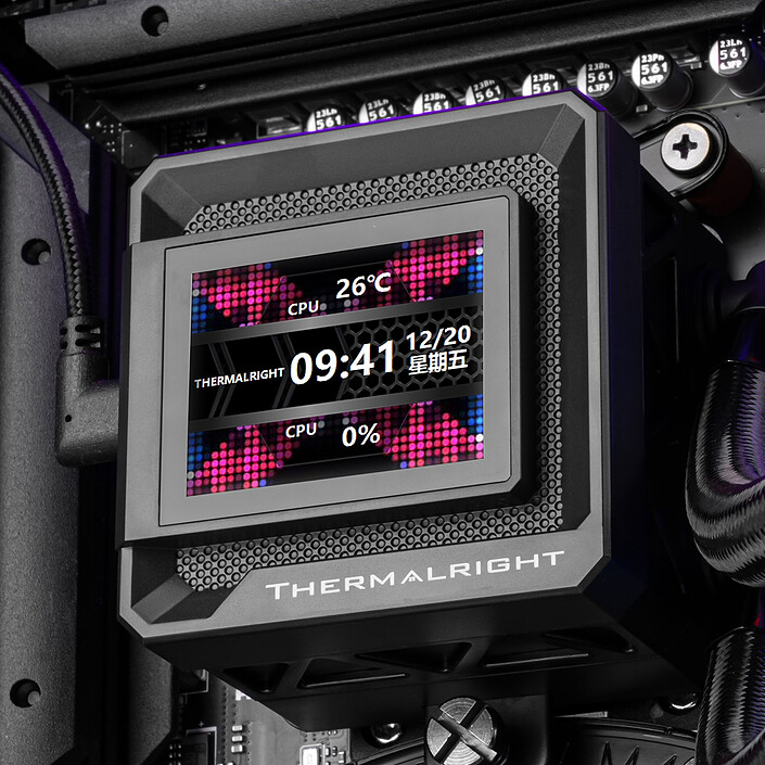 Thermalright Frozen Warframe 240 SE ARGB - Noir pas cher