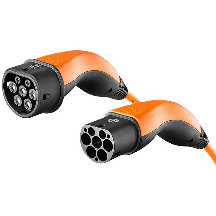 Acheter LAPP Câble de recharge spiralé Type 2 11 kW Orange - 5m