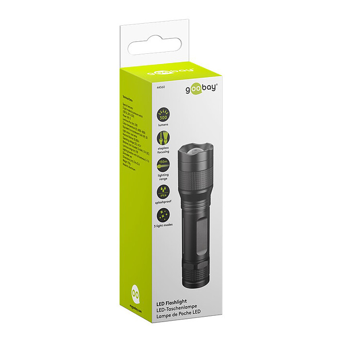 Buy Goobay LED Flashlight High Bright 300