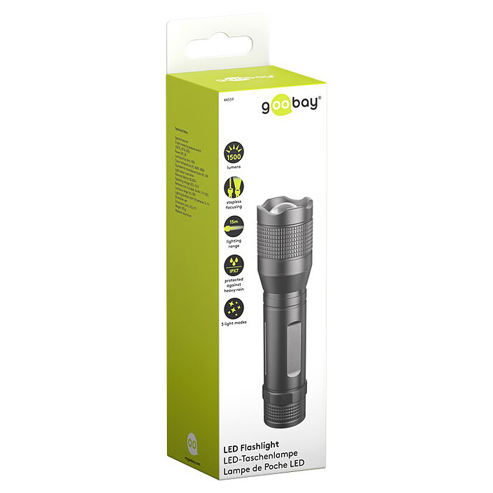 Acheter Goobay Lampe de Poche LED Super Bright 1500