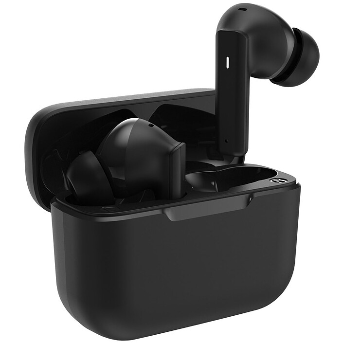 Akashi Ecouteurs Premium à Reduction de Bruit ANC + ENC Sans Fil Bluetooth Noir