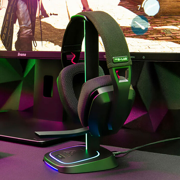 Acheter The G-Lab K-Stand Neon HUB USB (Noir)