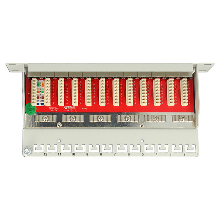 Avis DeLock Panneau de brassage 10" 1U 12 ports RJ-45 Cat.6