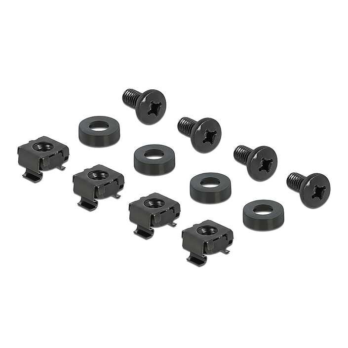 Nota DeLock Pannello cieco 1U per armadio di rete 10"