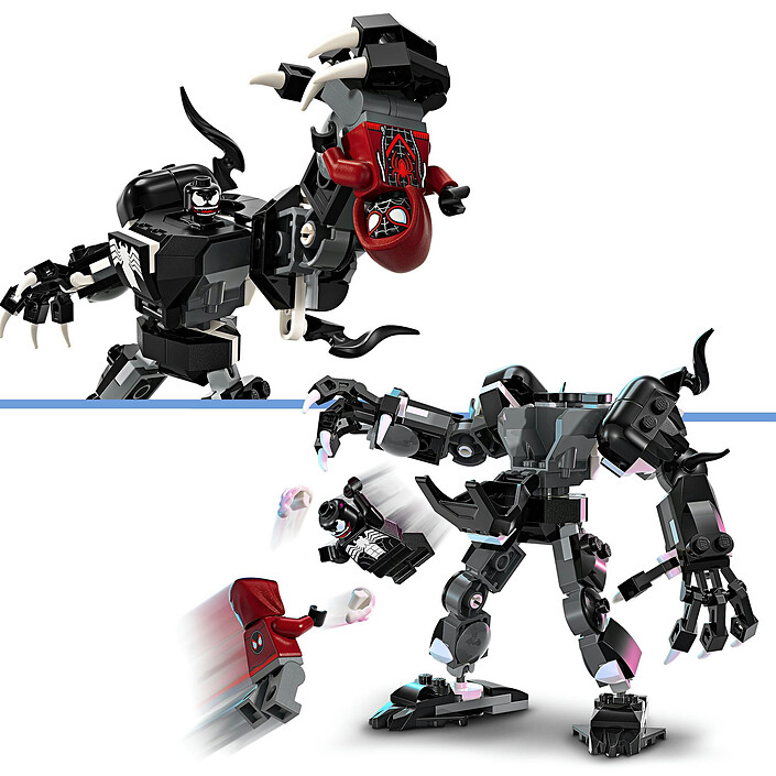 LEGO Marvel 76276 L'Armure Robot de Venom contre Miles Morales pas cher