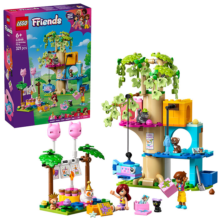 Avis LEGO Friends 42666 La Fête d'Anniversaire et l'Arbre à Chats