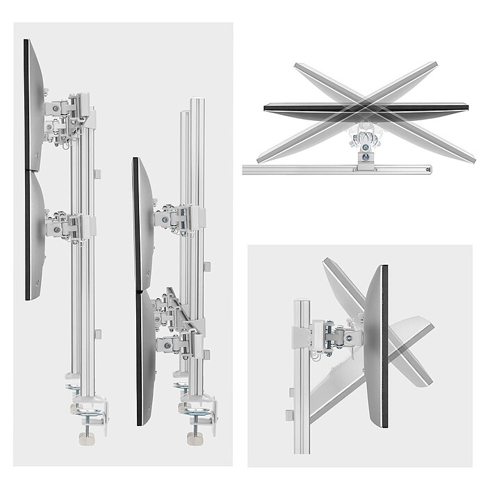 StarTech.com Support de bureau pour 6 écrans LCD jusqu'à 32" pas cher