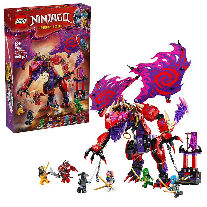 Nota LEGO Ninjago 71832 Thunderbolt: Chaos Dragon