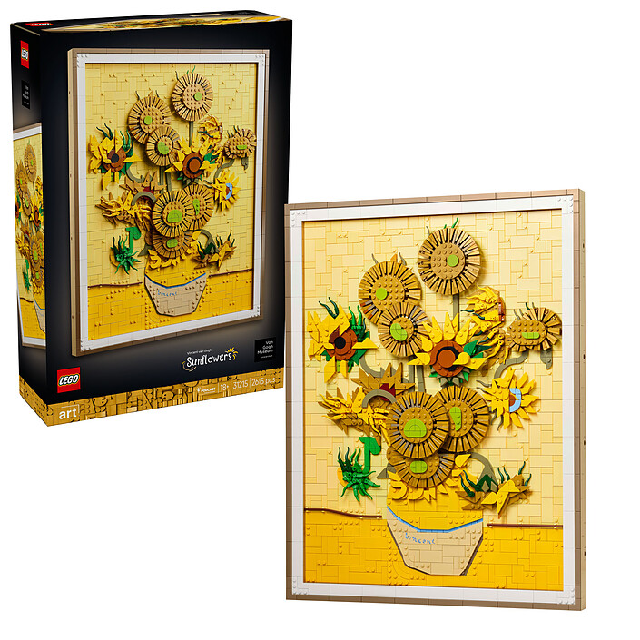 Nota LEGO Art 31215 Vincent van Gogh - I girasoli