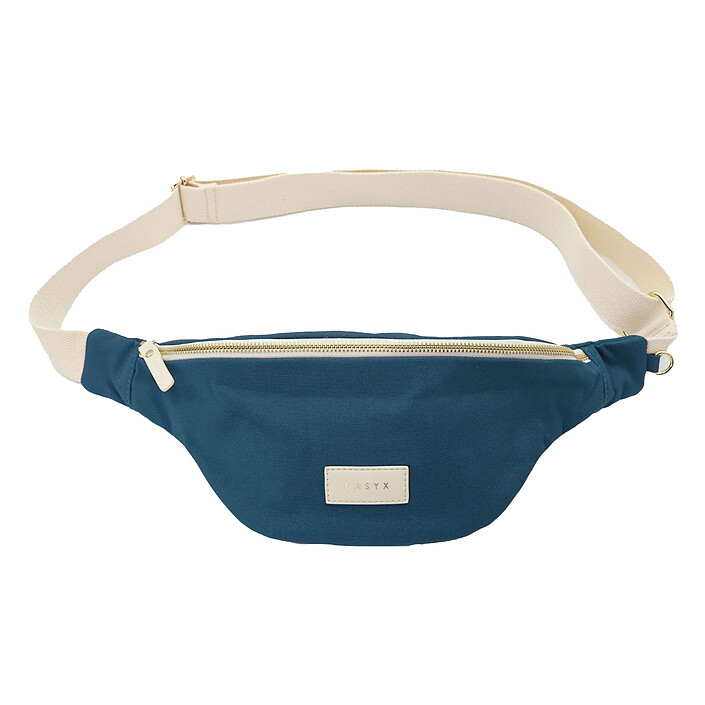 Casyx Organic Cotton Fanny Pack Peacock Blue